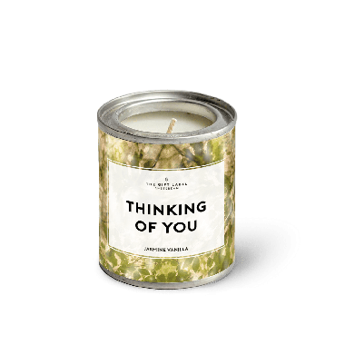 Kleine geurkaars in blik - Thinking of you - Jasmine vanilla