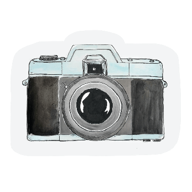 Cut-out kaart - Camera